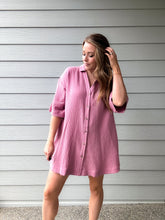 Load image into Gallery viewer, Orchid Shirt Dress
