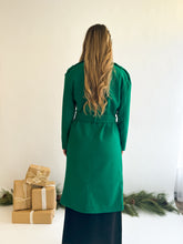 Load image into Gallery viewer, Holly Green Trench Coat
