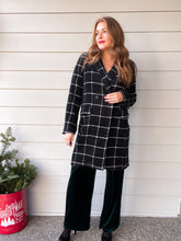 Load image into Gallery viewer, Jolie Long Plaid Coat
