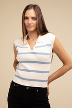 Load image into Gallery viewer, Striped Polo Vest
