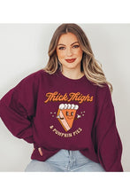 Load image into Gallery viewer, Thick Thighs &amp; Pumpkin Pies Sweatshirt
