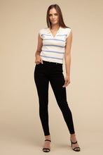 Load image into Gallery viewer, Striped Polo Vest
