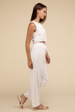 Load image into Gallery viewer, D-Linen Blended Top and Pants Set
