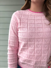 Load image into Gallery viewer, Sweet Hearts Contrast Sweater
