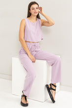 Load image into Gallery viewer, D-Linen Blended Top and Pants Set
