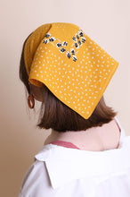 Load image into Gallery viewer, Mustard Dot Scarf
