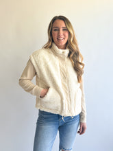 Load image into Gallery viewer, Cream Sherpa Vest
