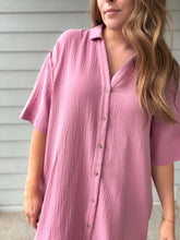 Load image into Gallery viewer, Orchid Shirt Dress
