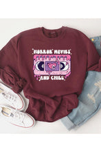 Load image into Gallery viewer, Horror Movies &amp; Chill Unisex Sweatshirt
