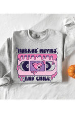 Load image into Gallery viewer, Horror Movies &amp; Chill Unisex Sweatshirt
