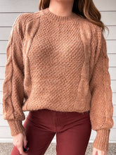 Load image into Gallery viewer, Katie Cable Knit Sweater

