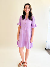 Load image into Gallery viewer, Breezy Muslin Mini Dress
