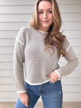 Load image into Gallery viewer, Heather Grey Lightweight Sweater
