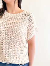 Load image into Gallery viewer, Open Knit Sweater Top
