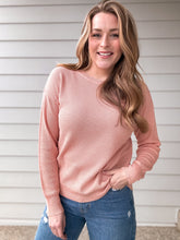 Load image into Gallery viewer, Lightweight Peach Sweater
