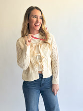 Load image into Gallery viewer, Sweet Coquette Bow Cardigan
