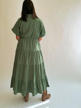 Load image into Gallery viewer, Collared Poplin Maxi Dress
