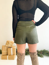 Load image into Gallery viewer, Studded Faux Leather Skort
