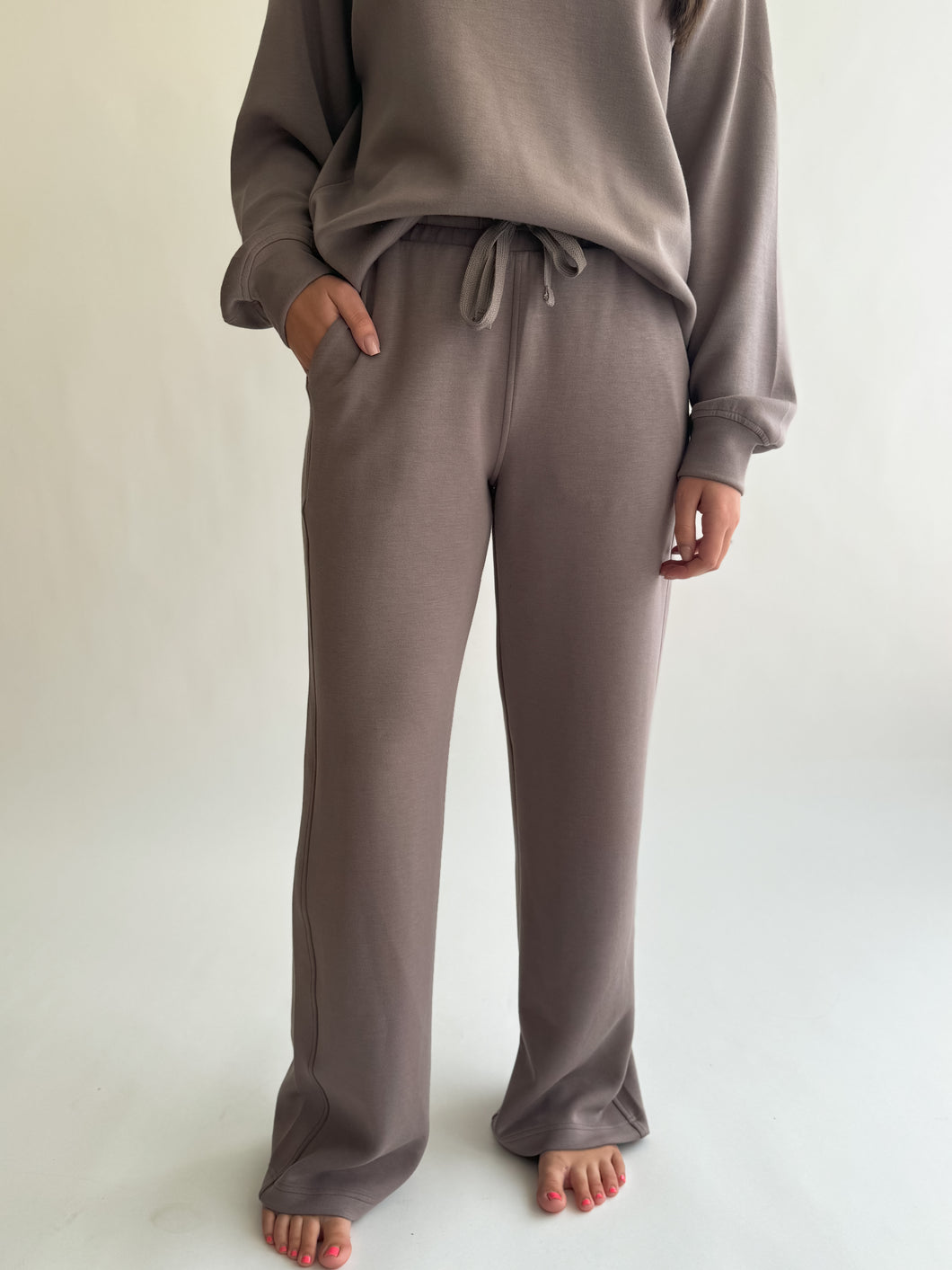 Modal Loungewear Pant in Mocha