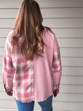 Load image into Gallery viewer, Cupid&#39;s Pink Flannel Shacket
