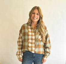 Load image into Gallery viewer, Thanksgiving Oversized Flannel
