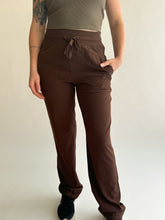 Load image into Gallery viewer, Adjustable Length Straight Leg Pant in Chocolate
