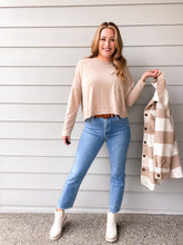 Load image into Gallery viewer, Boxy Fit Long Sleeve in Oatmeal
