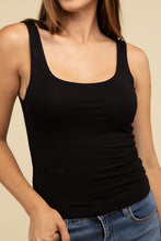 Load image into Gallery viewer, Double Layer Round Neck Tank Top
