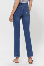Load image into Gallery viewer, Stretch Mid-Rise Straight Leg w/ Button Up
