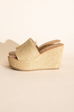 Load image into Gallery viewer, Espadrille Wedge Platform Heels
