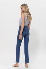 Load image into Gallery viewer, Stretch Mid-Rise Straight Leg w/ Button Up
