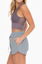 Load image into Gallery viewer, Cutout Sports Bra Top in Hurricane
