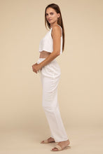 Load image into Gallery viewer, D-Linen Blended Top and Pants Set
