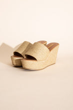 Load image into Gallery viewer, Espadrille Wedge Platform Heels
