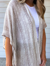 Load image into Gallery viewer, Gypsy Paisley Duster in Tan
