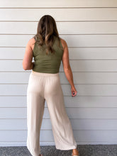 Load image into Gallery viewer, Flowy Wide Leg Pant in Beige
