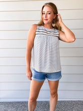Load image into Gallery viewer, Chrissy Crochet Detail Tank
