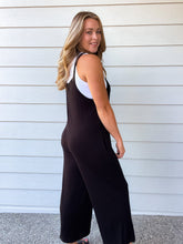 Load image into Gallery viewer, Rhiannon Overall Jumpsuit in Black
