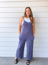 Load image into Gallery viewer, Rhiannon Overall Jumpsuit in Blue
