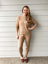 Load image into Gallery viewer, Khaki Knit Loungewear Set
