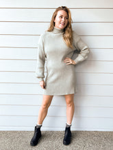 Load image into Gallery viewer, Emmie Turtleneck Sweater Dress
