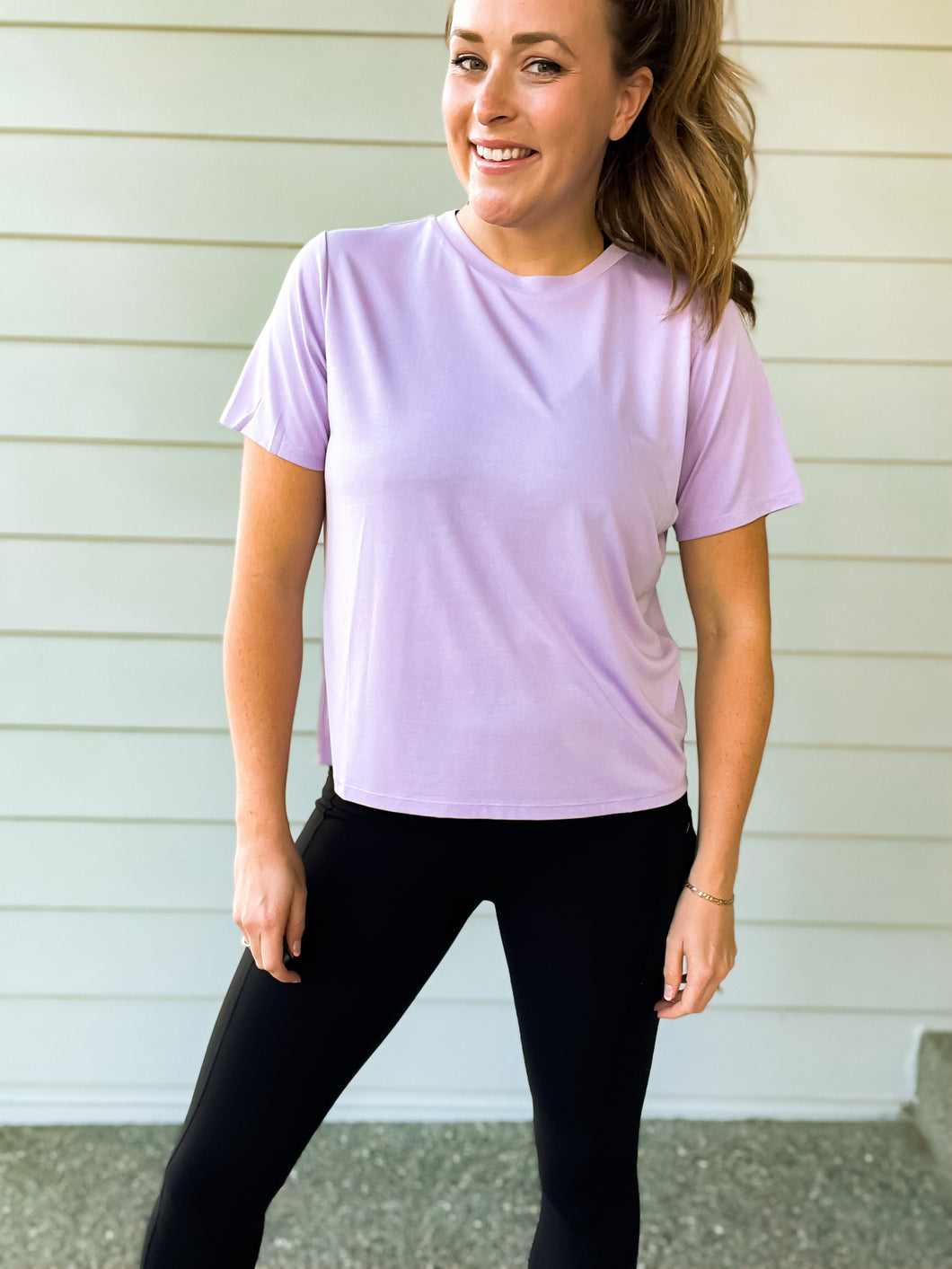 Perfect Tee in Lilac