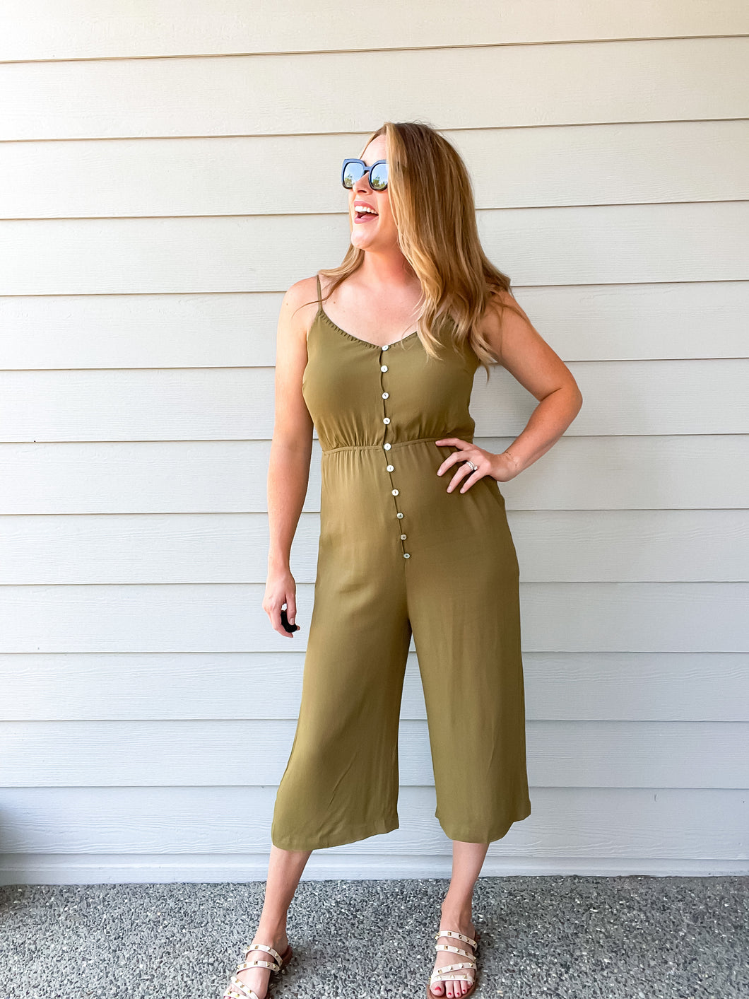 Jackie Spaghetti Strap Jumpsuit